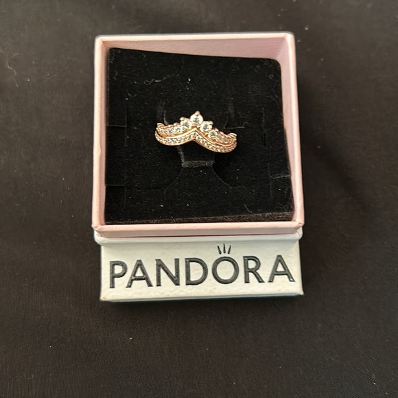 Pandora rose gold wishbone ring - Picture 2 of 4